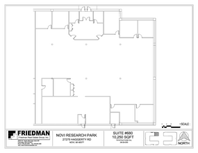 27275 Haggerty Rd, Novi, MI for lease Floor Plan- Image 1 of 4