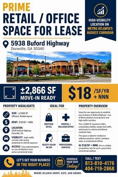 5938 Buford Hwy, Atlanta, GA à louer - Photo du bâtiment - Image 2 de 2