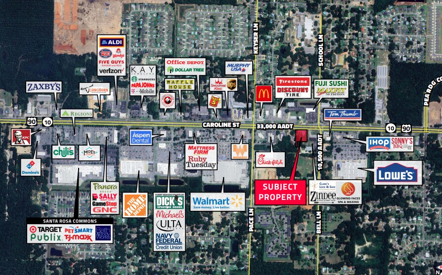 5063 US Highway 90, Milton, FL à vendre - Photo du bâtiment - Image 2 de 2