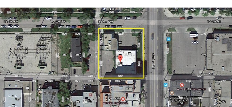 Centre Street / 17 AVE NW portefeuille de 2 propriétés à vendre sur LoopNet.ca - Aérien - Image 2 de 2