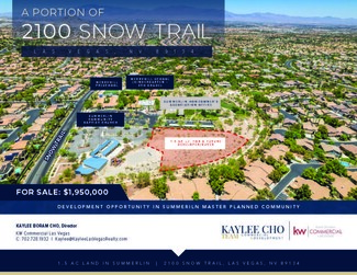 Plus de détails pour 2100 Snow Trl, Las Vegas, NV - Terrain à vendre