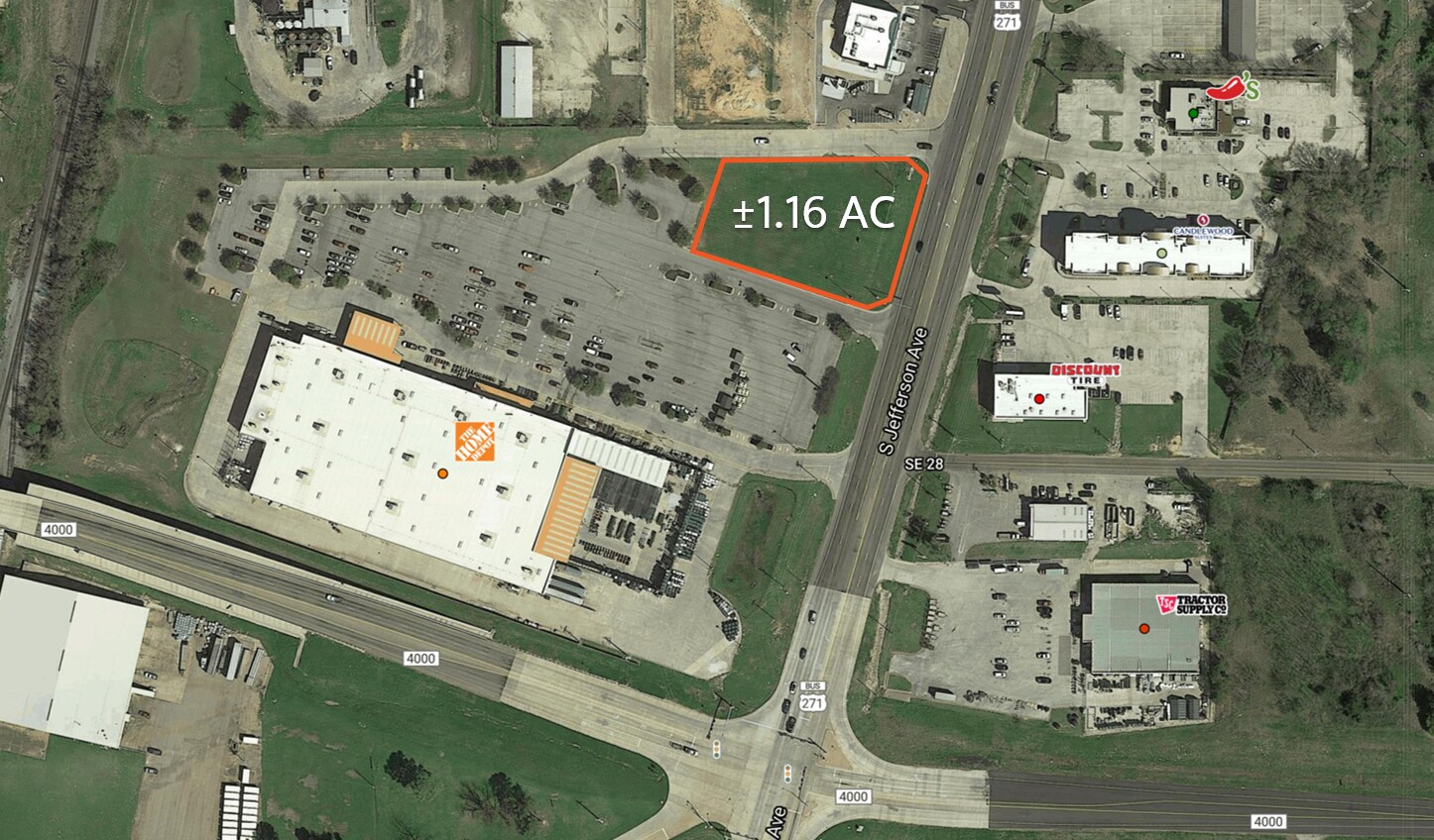 2530 S Jefferson Ave, Mount Pleasant, TX à louer Photo du bâtiment- Image 1 de 4