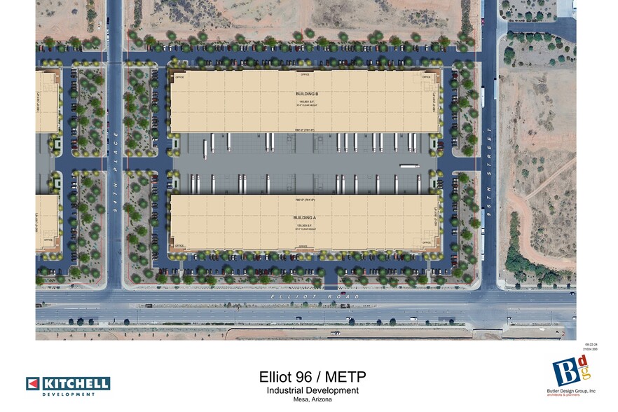 NWC Elliot Rd & 96th St, Mesa, AZ à louer - Plan de site - Image 2 de 2