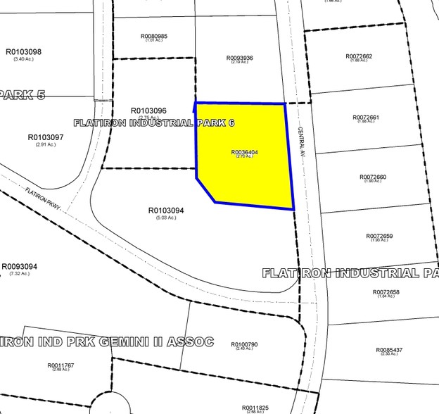 2465 Central Ave, Boulder, CO à louer - Plan cadastral - Image 2 de 6