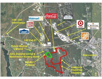 Plus de détails pour 166 Waterford Pky S, Waterford, CT - Terrain à vendre