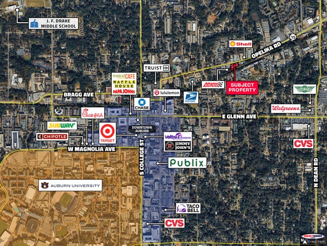More details for 460 Opelika Rd, Auburn, AL - Land for Sale