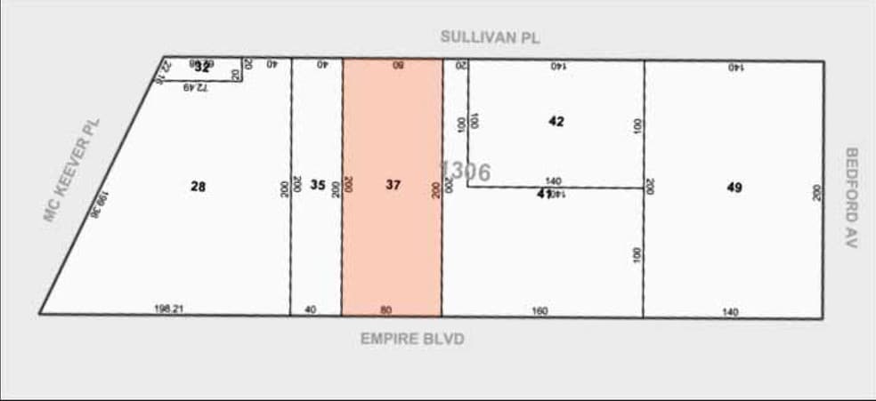 103-111 Empire Blvd, Brooklyn, NY for sale - Plat Map - Image 2 of 6