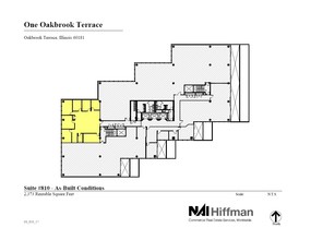 18W200 W 22nd St, Oakbrook Terrace, IL à louer Plan d  tage- Image 1 de 6