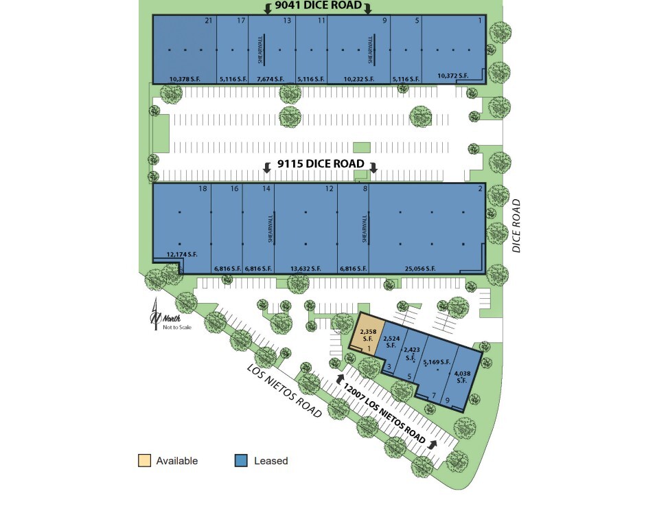 9115 Dice Rd, Santa Fe Springs, CA for lease Floor Plan- Image 1 of 1