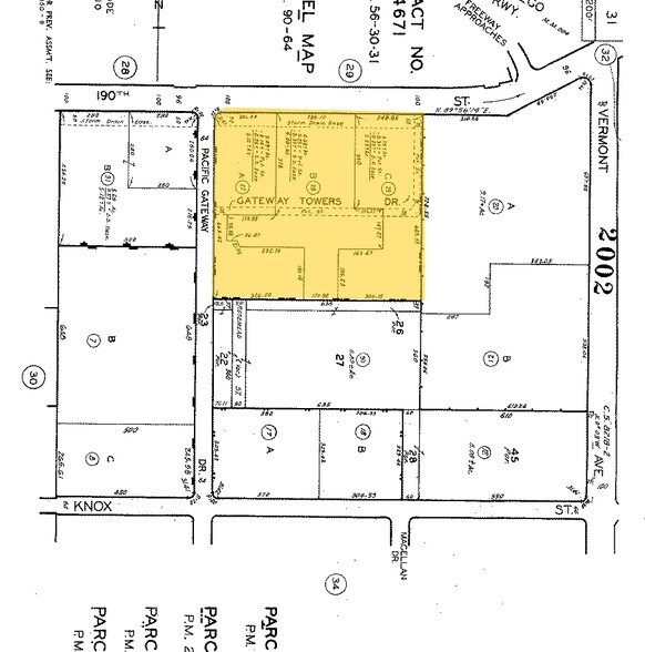 970 W 190th St, Torrance, CA à louer - Plan cadastral - Image 2 de 6