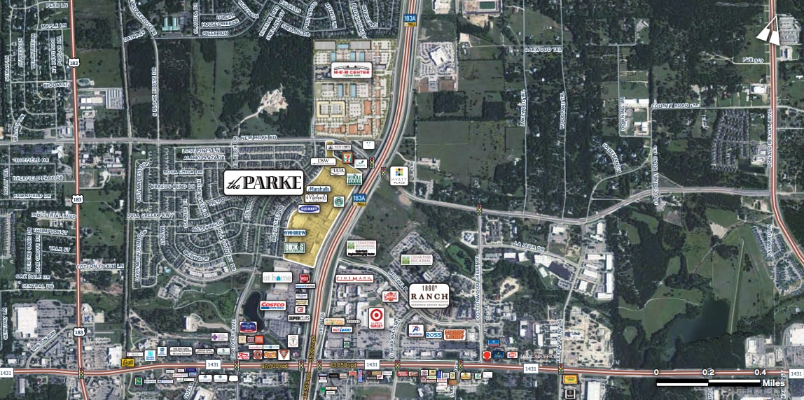 5001 US Highway 183 A, Cedar Park, TX for lease Aerial- Image 1 of 3