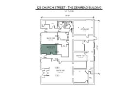 113 Church St, Marietta, GA à louer Plan d’étage- Image 1 de 1
