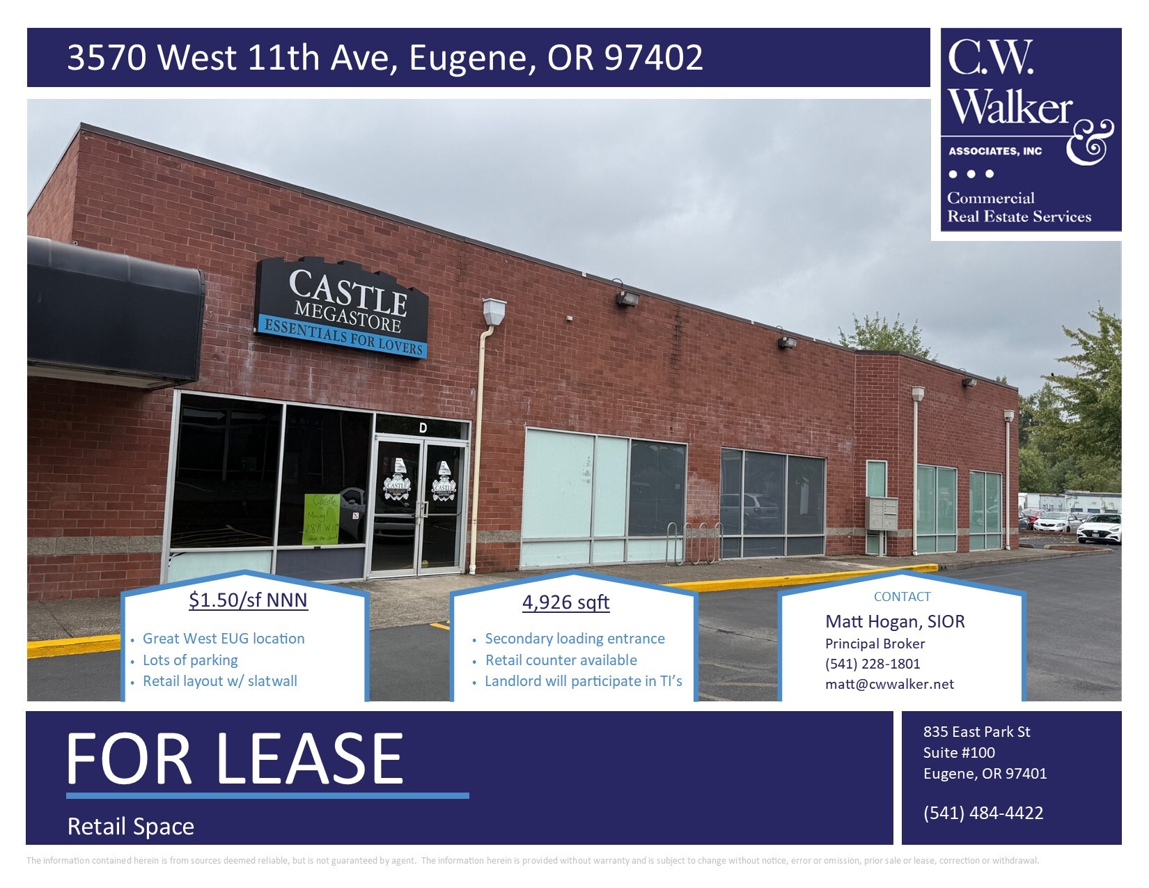 3570 W 11th Ave, Eugene, OR for lease Building Photo- Image 1 of 6