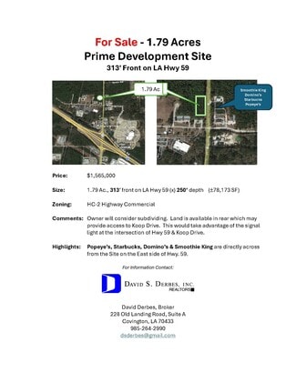 More details for 68177 Louisiana 59 Hwy, Mandeville, LA - Land for Sale