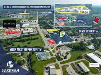 Plus de détails pour 6810 Shelbyville Rd, Simpsonville, KY - Terrain à louer