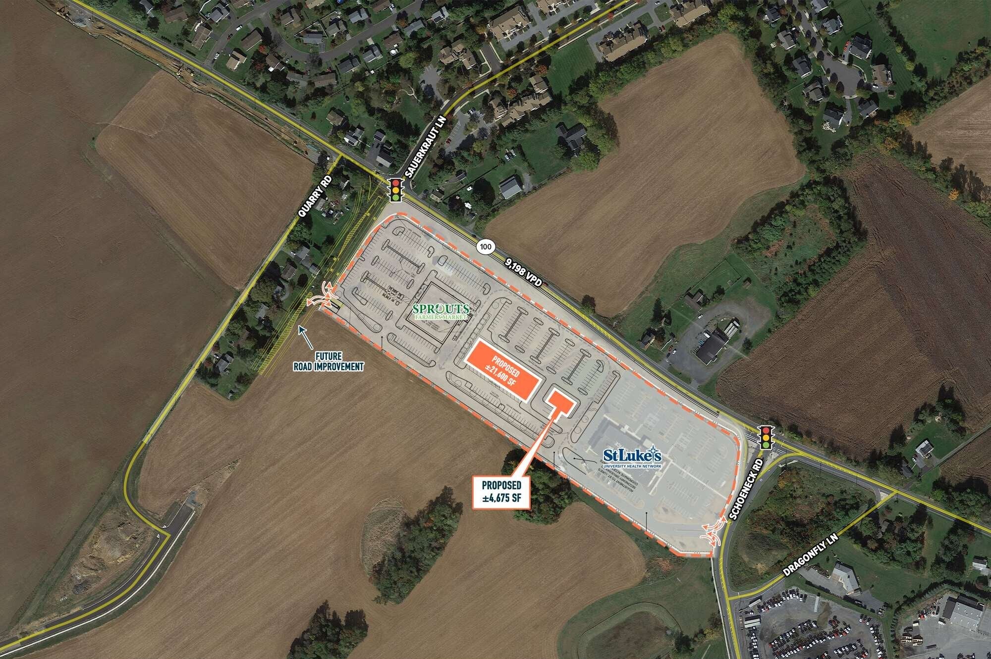 2550 Pennsylvania 100, Macungie, PA à louer Aérien- Image 1 de 3