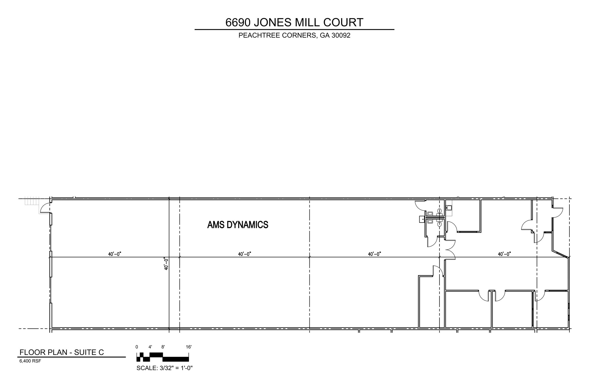 6690 Jones Mill Ct, Norcross, GA for lease Site Plan- Image 1 of 2
