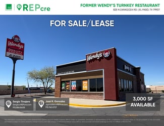 Plus de détails pour 825 N Zaragosa Rd, El Paso, TX - Commerce de détail à vendre