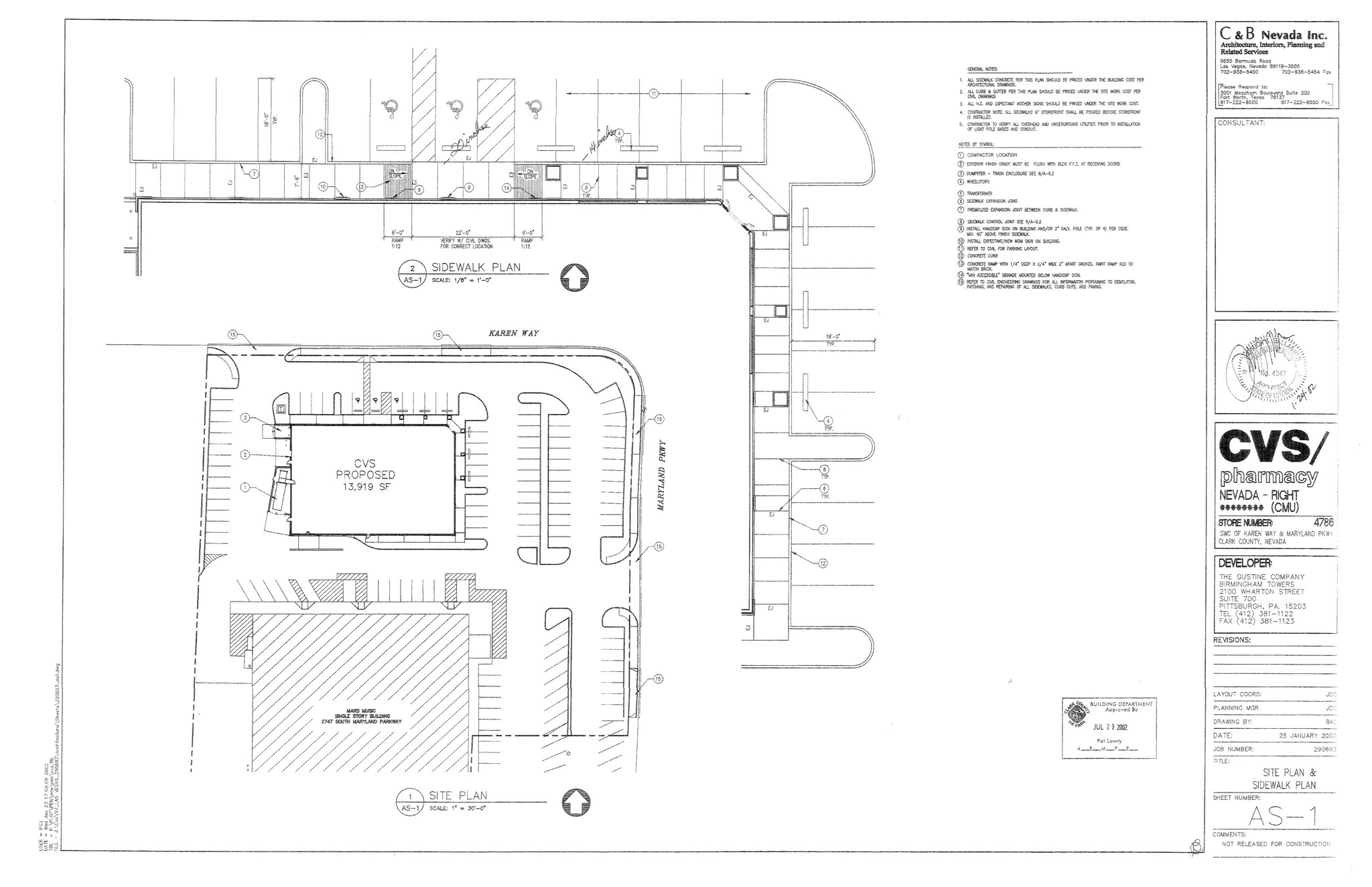 2735 S Maryland Pky, Las Vegas, NV à louer Plan de site- Image 1 de 1