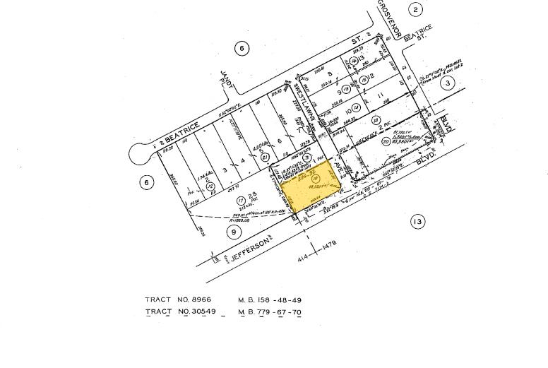 12655 W Jefferson Blvd, Los Angeles, CA à louer - Plan cadastral - Image 2 de 5