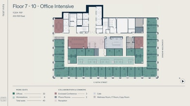560 Lexington Ave, New York, NY à louer Plan d’étage- Image 1 de 4