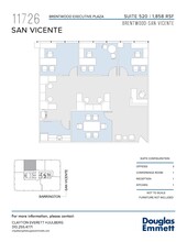 11726 San Vicente Blvd, Los Angeles, CA à louer Plan d  tage- Image 2 de 2