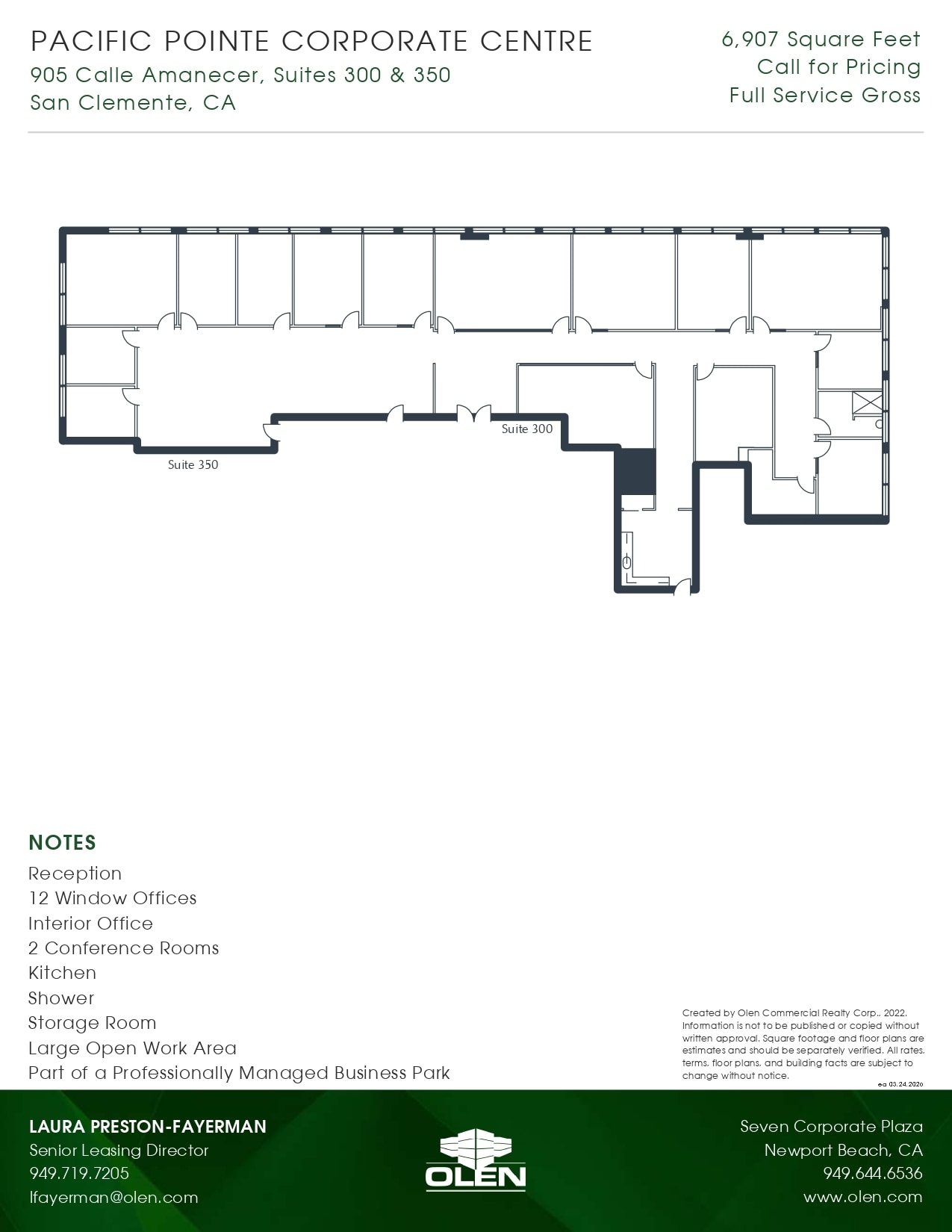 905 Calle Amanecer, San Clemente, CA à louer Plan d’étage- Image 1 de 1