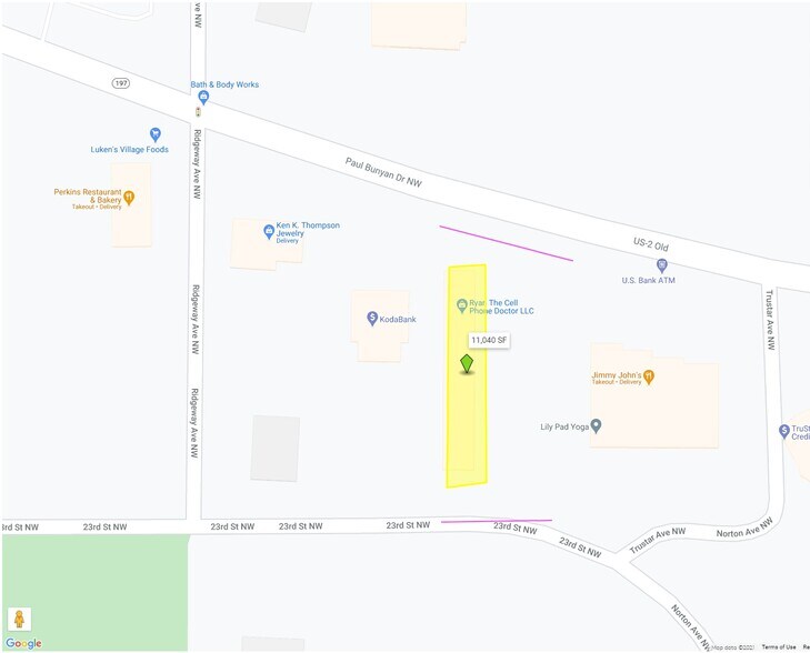 1008 NW Paul Bunyan Dr NW, Bemidji, MN à louer - Plan cadastral - Image 3 de 4
