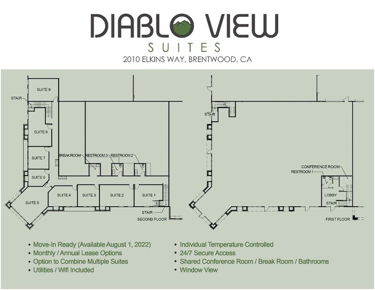2010 Elkins Way, Brentwood, CA à louer - Plan d’étage - Image 2 de 11
