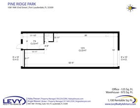 1052-1090 NW 53rd St, Fort Lauderdale, FL à louer Plan d’étage- Image 2 de 2