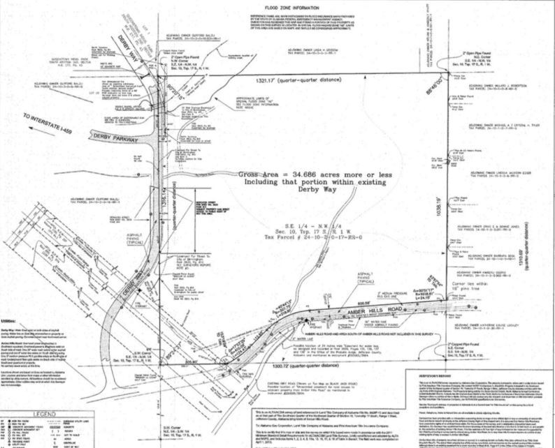 5710 Amber Hills Rd, Birmingham, AL for sale Plat Map- Image 1 of 2