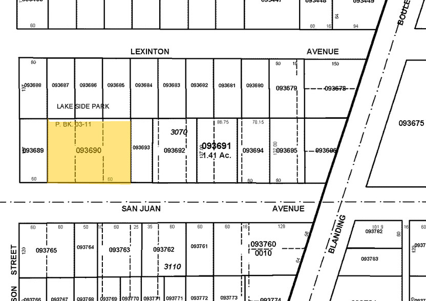 4751 San Juan Ave, Jacksonville, FL à louer - Plan cadastral - Image 2 de 3