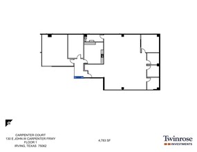 130 E John Carpenter Fwy, Irving, TX for lease Site Plan- Image 1 of 2