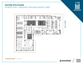 1150 18th St NW, Washington, DC à louer Plan d  tage- Image 1 de 1