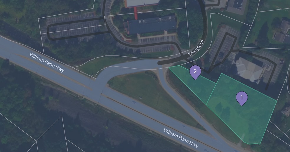 Route 22 & Triangle Lane, Murrysville, PA for sale - Aerial - Image 2 of 2