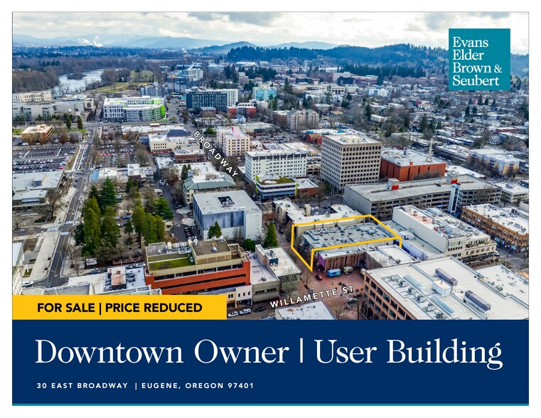 30 E Broadway, Eugene, OR à vendre - Photo du bâtiment - Image 2 de 35