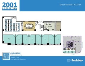 2001 L St NW, Washington, DC for lease Floor Plan- Image 1 of 1