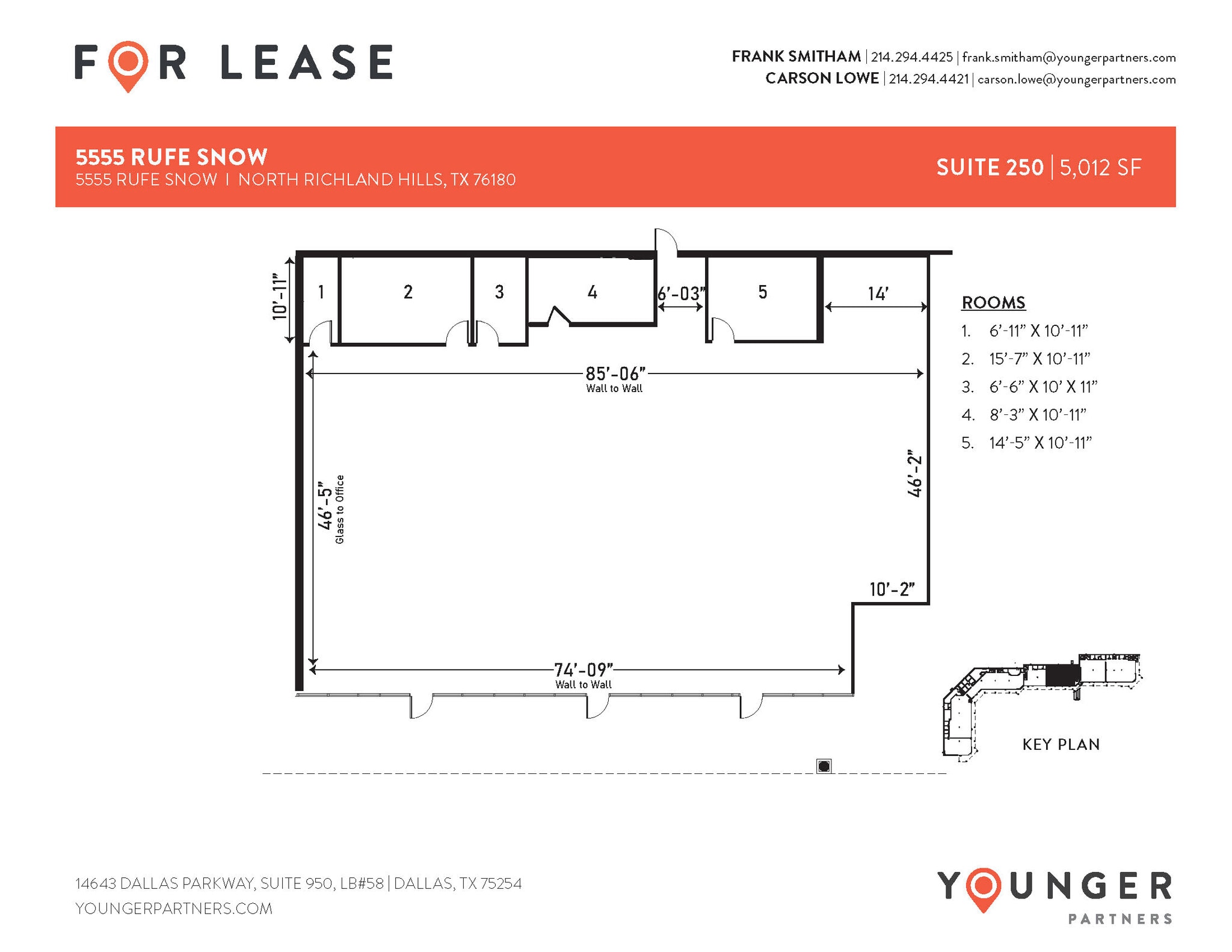 5555 Rufe Snow Dr, North Richland Hills, TX à louer Plan d’étage- Image 1 de 2