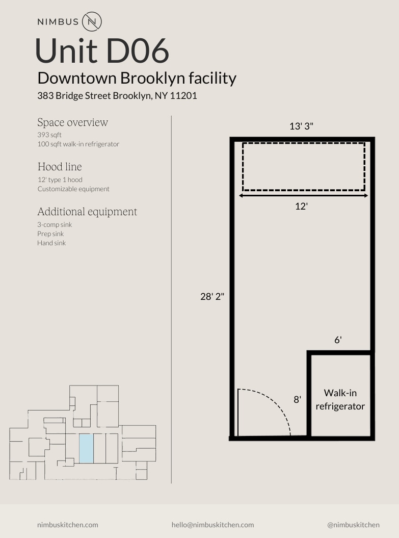 383 Bridge St, Brooklyn, NY à louer Plan d’étage- Image 1 de 1