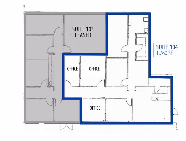 1400-1450 Northwest Blvd, Coeur d'Alene, ID à louer - Plan d’étage - Image 3 de 3