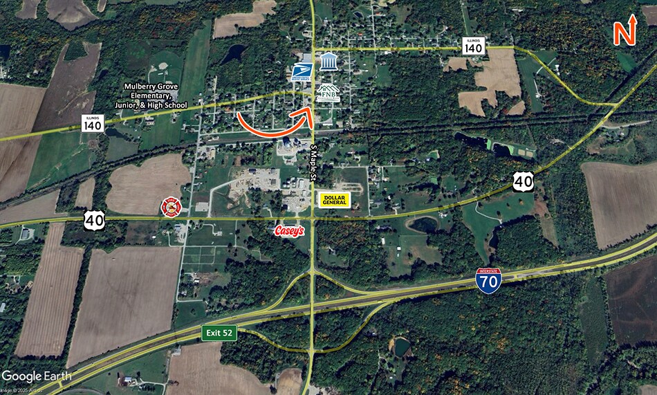 109 S Maple St, Mulberry Grove, IL à vendre - Photo du bâtiment - Image 2 de 23