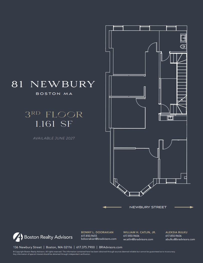 81 Newbury St, Boston, MA for lease Floor Plan- Image 1 of 4