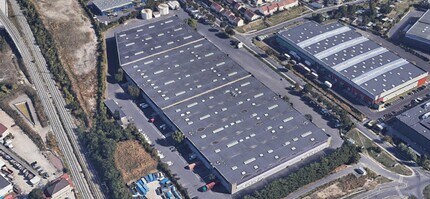 Stains, SSD - Aerial map view
