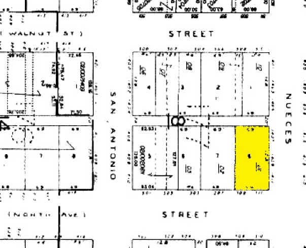 515 W 15th St, Austin, TX for lease - Plat Map - Image 2 of 7