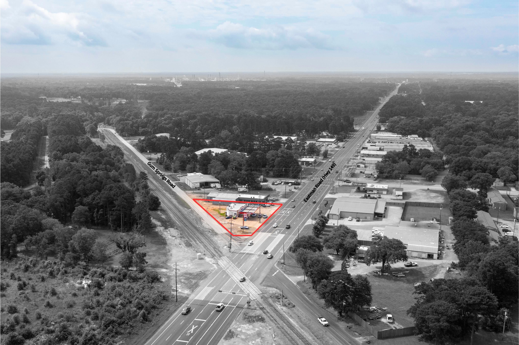 514 S Eastman Rd, Longview, TX for sale Aerial- Image 1 of 12