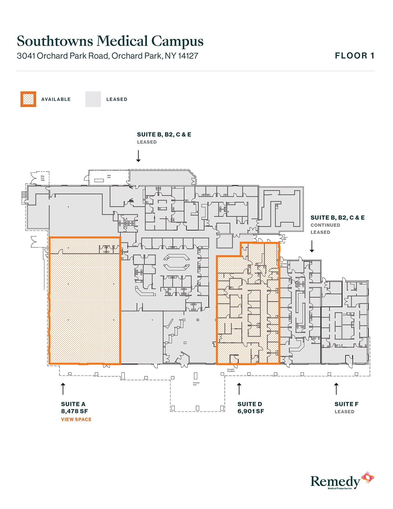 3021-3041 Orchard Park Rd, Orchard Park, NY à louer Plan d’étage- Image 1 de 1