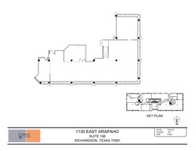 1130 E Arapaho Rd, Richardson, TX for lease Site Plan- Image 2 of 2