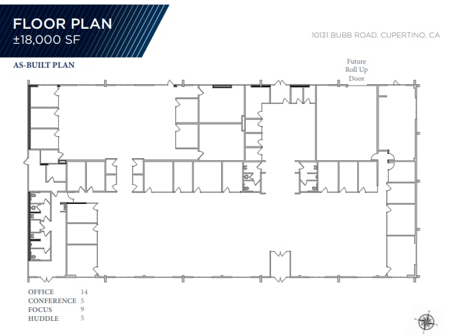 10131 Bubb Rd, Cupertino, CA à vendre Plan d’étage- Image 1 de 3