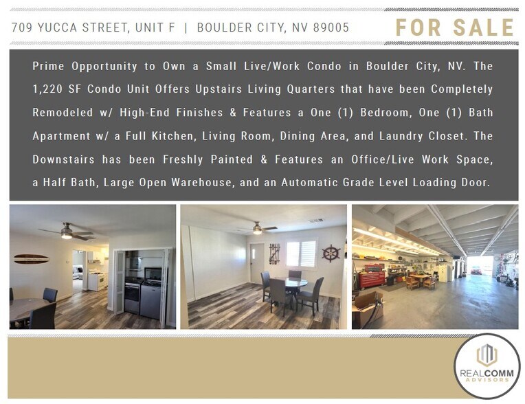709 Yucca St, Boulder City, NV à vendre - Photo du bâtiment - Image 2 de 7