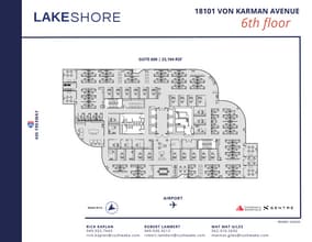 18101 Von Karman Ave, Irvine, CA for lease Floor Plan- Image 2 of 3